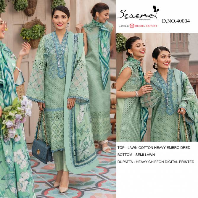 Serene Mushq 2 Fancy Designer Festive Wear Lawn Cotton Embroidery Pakistani Salwar Kameez
